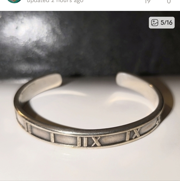 Tiffany & Co. Silver Roman Numeral Bracelet - Picture 4 of 4